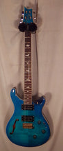 Load image into Gallery viewer, PRS Paul Reed Smith SE Custom 24 Piezo Lake Blue Semi-Hollow Electric Guitar with hardshell case
