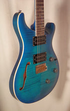 Load image into Gallery viewer, PRS Paul Reed Smith SE Custom 24 Piezo Lake Blue Semi-Hollow Electric Guitar with hardshell case
