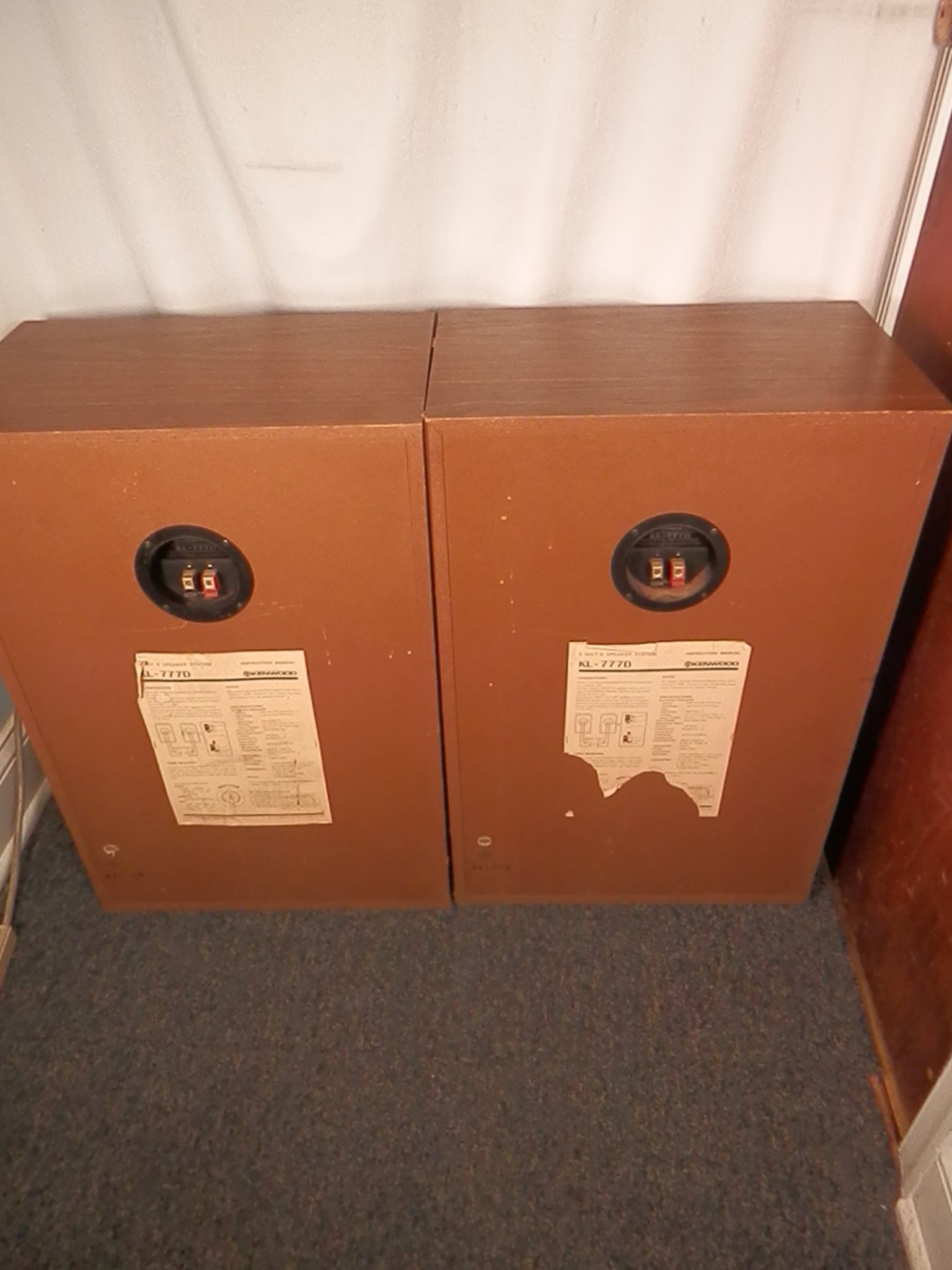 Kenwood KL-777D Stereo Speakers Pair vintage used Tested – Al