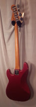 Load image into Gallery viewer, Fender Made in Mexico Nate Mendel Precision Bass Road Worn Candy Apple Red electric bass with gig bag 2023
