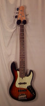 Load image into Gallery viewer, Lakland Skyline Series Model 55-60 Vintage J Tobacco Sunburst 5-String Electric Bass used
