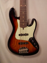 Load image into Gallery viewer, Lakland Skyline Series Model 55-60 Vintage J Tobacco Sunburst 5-String Electric Bass used
