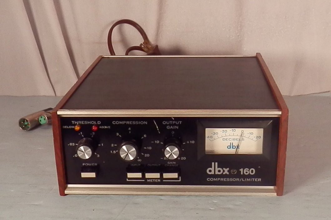 dbx 160 Compressor / Limiter 1970s - Black