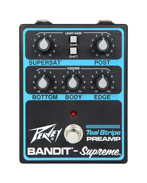 Peavey Bandit Supreme Teal-Strip Preamp Pedal