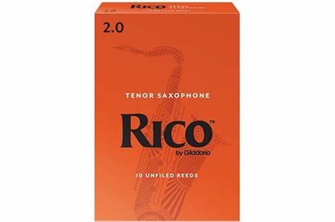 Rico Tenor Saxophone Reed Strength 2.0 (10 pack unfiled)
