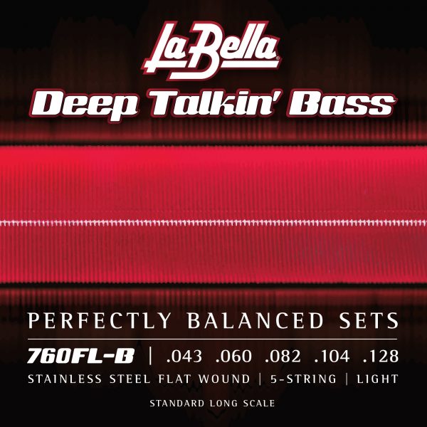 LA BELLA 760FL-B 5 String Bass Guitar Strings