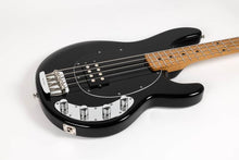 Load image into Gallery viewer, Ernie Ball Music Man StingRay Special - Black - Roasted Maple/Maple - Black PG - Chrome 4-string electric bass with case NEW
