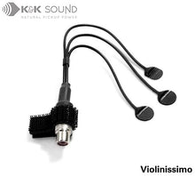 Load image into Gallery viewer, K&amp;K Sound Violinissimo Triple-Sensor Violin and Viola Pickup
