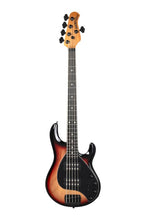 Load image into Gallery viewer, Ernie Ball Music Man StingRay Special 5 HH - Faded Vintage Sunburst - Roasted Maple/Ebony - Black PG - Black Hardware with Mondo gig case
