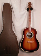 Load image into Gallery viewer, Ovation Sunburst Ultra Series Model 1511 Deep Bowl acoustic electric guitar with case used
