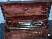 Load image into Gallery viewer, Rudy Muck Bb Trumpet Made in USA with case and mouthpiece vintage used
