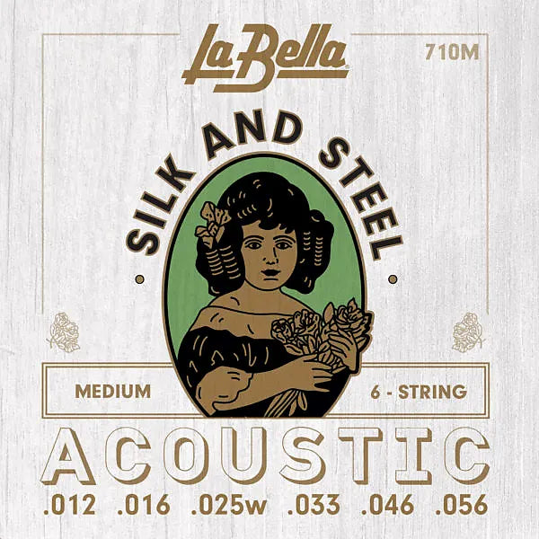 La Bella 710M Silk & Steel Acoustic Guitar Strings