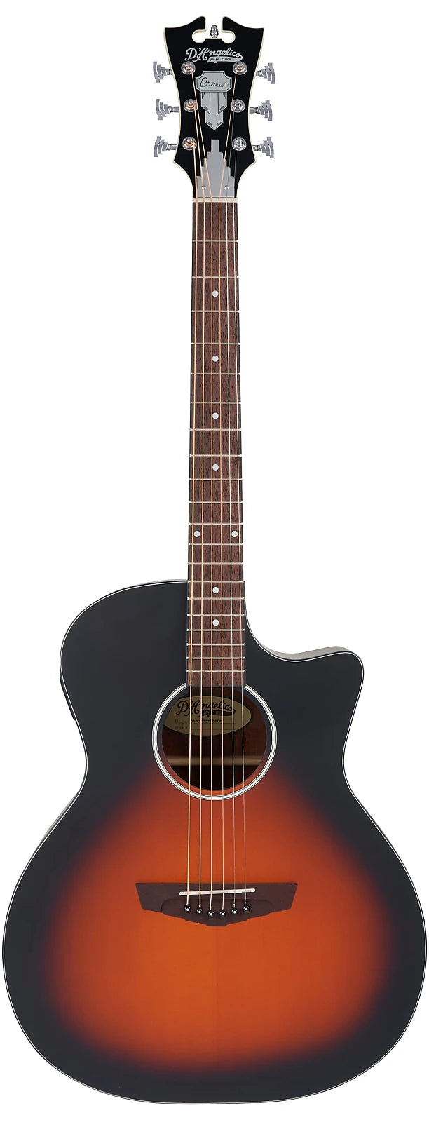 D'Angelico PREMIER GRAMERCY LS Grand Auditorium Satin Vintage Sunburst Acoustic Guitar