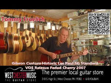 Load and play video in Gallery viewer, Gibson Custom Historic Les Paul SG Standard VOS Reissue Faded Cherry with case 2007
