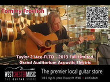 Load and play video in Gallery viewer, Taylor 214ce-FLTD - 2013 Fall Limited Grand Auditorium Acoustic Electric Guitar with hard case
