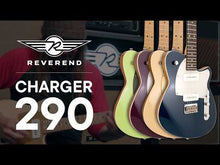 Load and play video in Gallery viewer, Reverend Charger 290 Sandstone Roasted Maple electric guitar NEW
