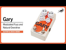 Load and play video in Gallery viewer, EarthQuaker Devices Gary Automatic Pulse Width Modulation Fuzz and Dynamic Natural Overdrive Pedal Red Brown (Limited Edition)
