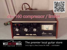 Load and play video in Gallery viewer, dbx 160 Compressor / Limiter 1970s - Black
