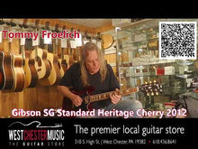 Load and play video in Gallery viewer, Gibson SG Standard Heritage Cherry electric guitar with gig bag used 2012
