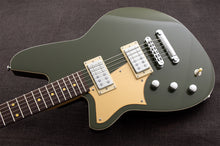 Load image into Gallery viewer, Reverend Descent RA LH Army Green Left-Handed Baritone Electric Guitar
