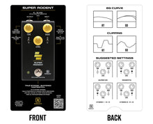 Load image into Gallery viewer, Keeley Super Rodent 4-in-1 Series Overdrive &amp; Distortion: SD-1 (SD) &amp; RAT (RT) Tones with Hybrid Modes
