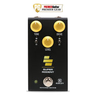 Keeley Super Rodent 4-in-1 Series Overdrive & Distortion: SD-1 (SD) & RAT (RT) Tones with Hybrid Modes