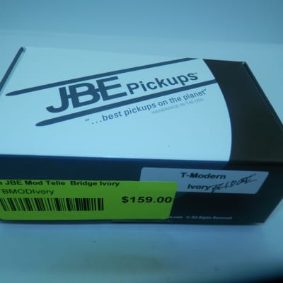 Joe Barden Engineering (JBE Pickups) Modern T-Style Bridge Pickup Ivory