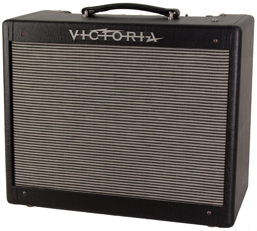 Victoria Club Deluxe Black Tolex 1x12