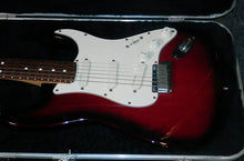 Load image into Gallery viewer, Fender USA Strat Plus Deluxe Crimson Frost Stratocaster with SKB case 1989
