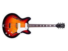 Load image into Gallery viewer, Vox Bobcat V90-SB Sunburst Semi-Hollow Electric with hard case
