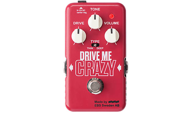 ebs pedals EBS EBS Pedal Blue Label Series- Drive Me Crazy