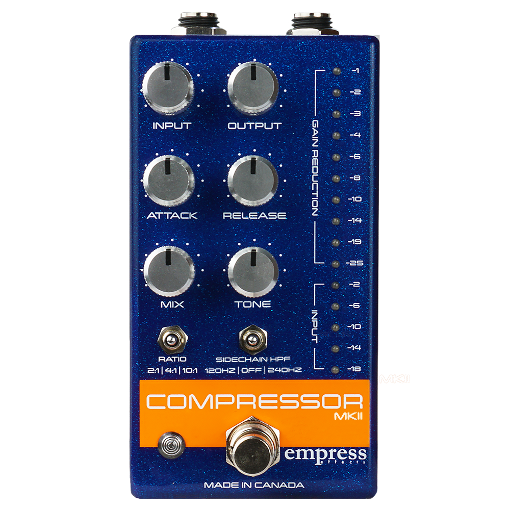 Empress Bass Compressor Blue Sparkle