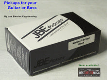 Load image into Gallery viewer, Joe Barden Engineering (JBE Pickups) Modern T-Style Bridge Pickup Black
