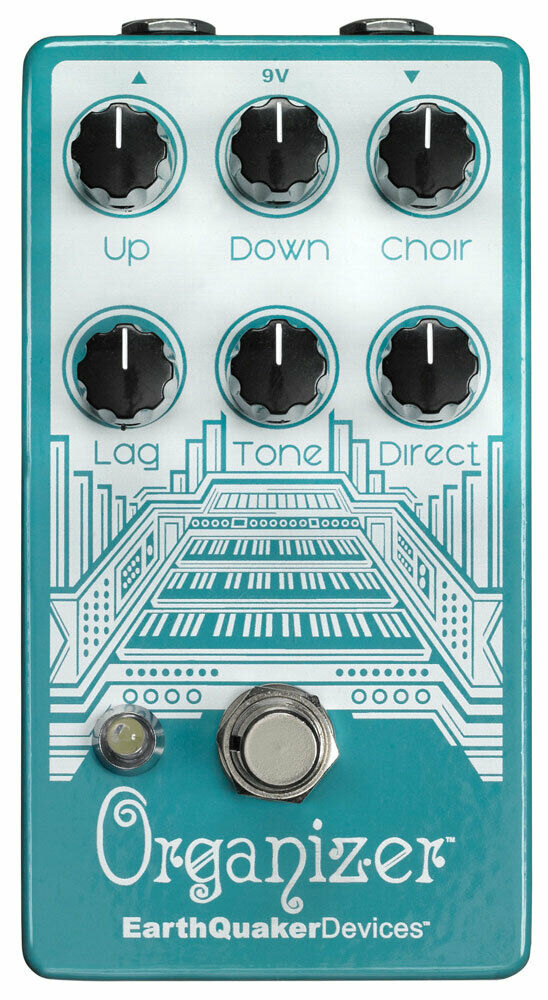 EarthQuaker Devices Organizer Polyphonic Organ Emulator V2 guitar effect pedal