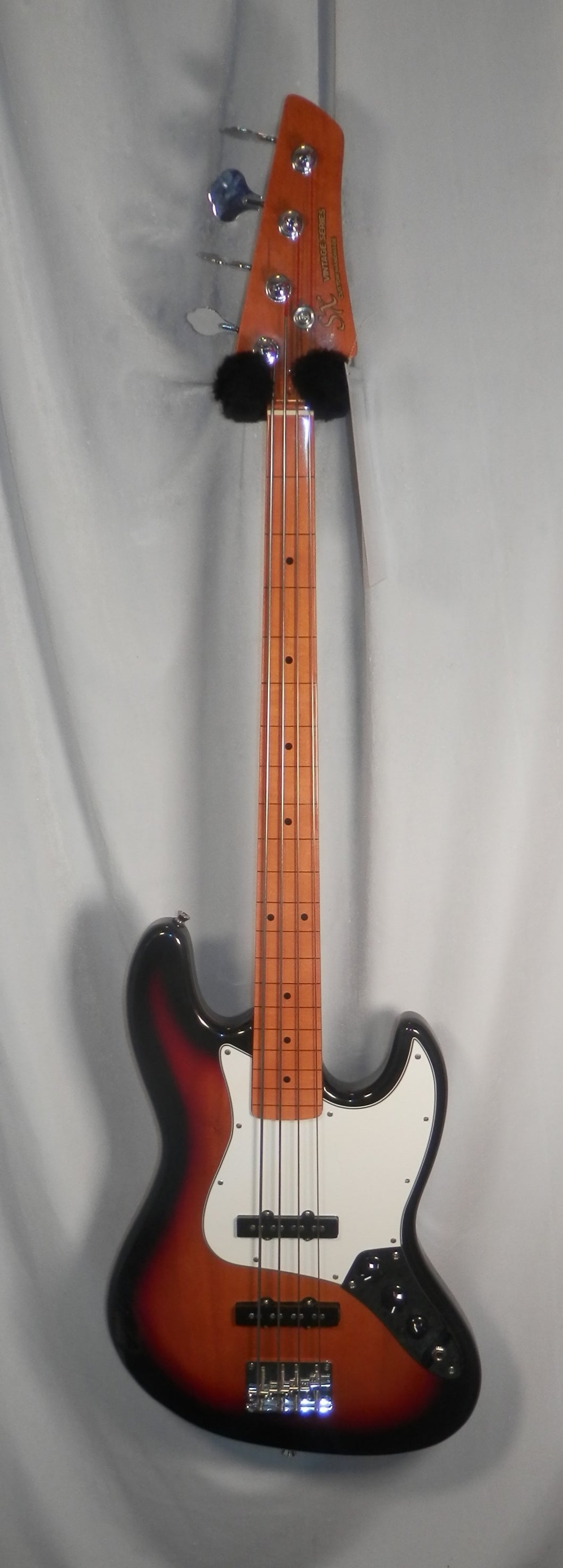 SX Vintage Series Fretless J-Bass Sunburst 4-string electric bass used