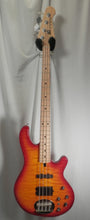 Load image into Gallery viewer, Lakland 44-02 DLX Skyline Deluxe 4-String Quilt Cherry Sunburst Maple Fingerboard
