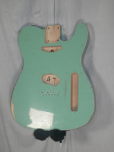 Load image into Gallery viewer, Real Life Relics Tele Body Surf Green Aged Relic&#39;d Solid Body 4lb 7oz
