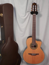 Load image into Gallery viewer, Takamine TC135SC Nylon String Cutaway Classical Acoustic Electric Guitar with case new
