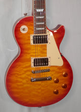 Load image into Gallery viewer, Epiphone Les Paul Quilt Top Cherry Sunburst electric guitar with hard case used
