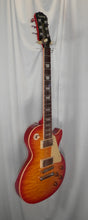 Load image into Gallery viewer, Epiphone Les Paul Quilt Top Cherry Sunburst electric guitar with hard case used

