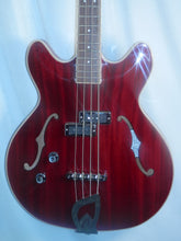Load image into Gallery viewer, Guild Lefty Starfire I Semi Hollow Double Cut Electric Bass Cherry Red Left-Handed
