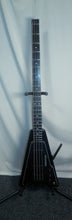 Load image into Gallery viewer, Steinberger Made in USA XP2 Gloss Black Headless Electric Bass with gig bag 1980s XP-2 Used
