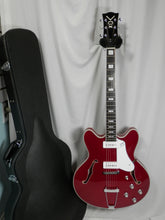 Load image into Gallery viewer, Vox Bobcat V90 Cherry Red Semi-Hollow Electric with case
