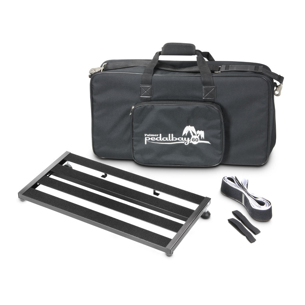 Palmer PEDALBAY® 60 - Lightweight Variable Pedalboard with Protective Softcase 60 cm