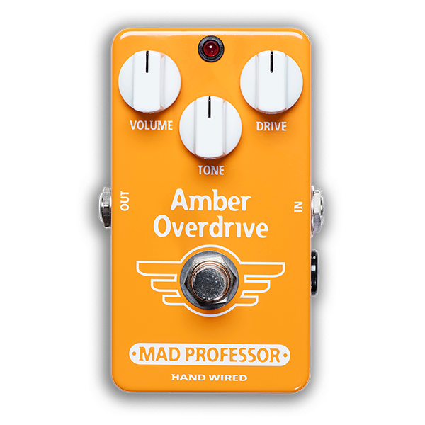 Mad Professor Hand Wired Amber Overdrive guitar effect pedal