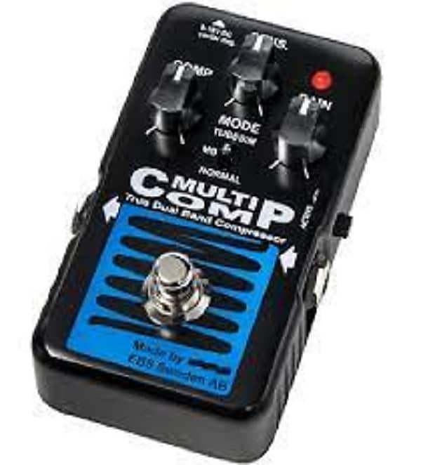 EBS MultiComp Blue Label Analog Multiband Compressor Pedal