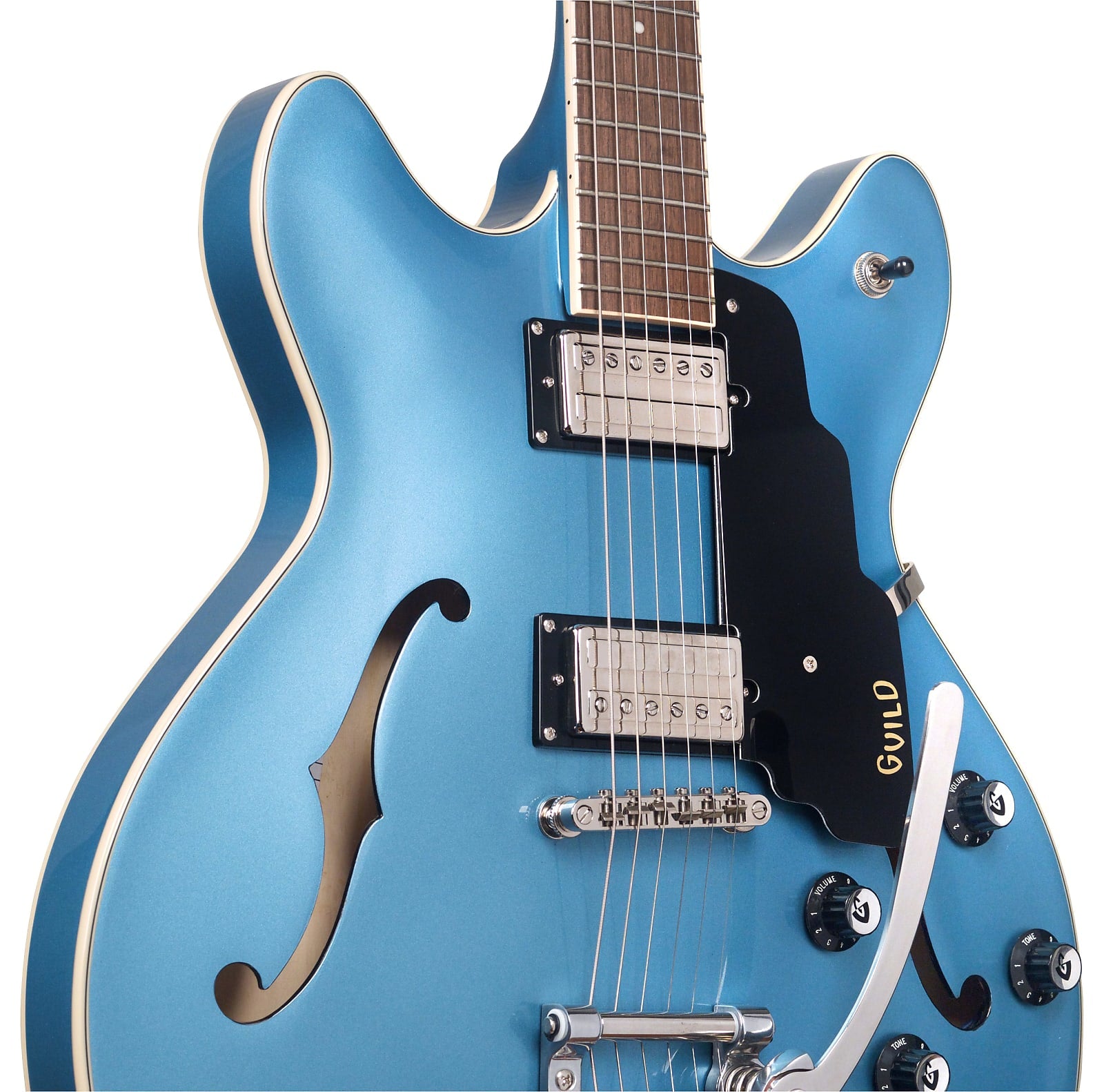 Guild Starfire I DC Pelham Blue with Guild vibrato tailpiece Semi 