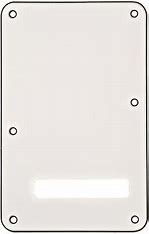 Fender Genuine Parts White Backplate Stratocaster 3 Ply