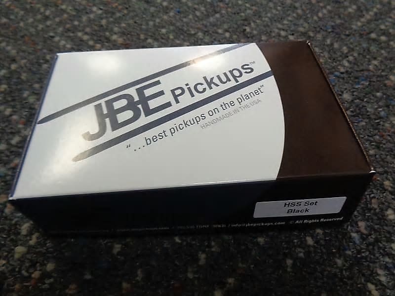 Joe Barden Engineering (JBE Pickups) HSS strat pickup set black