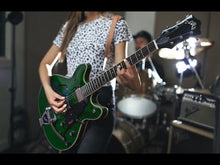 Load and play video in Gallery viewer, Guild Starfire I DC Double Cut Semi-Hollow w/ Guild Vibrato Tailpiece Emerald Green
